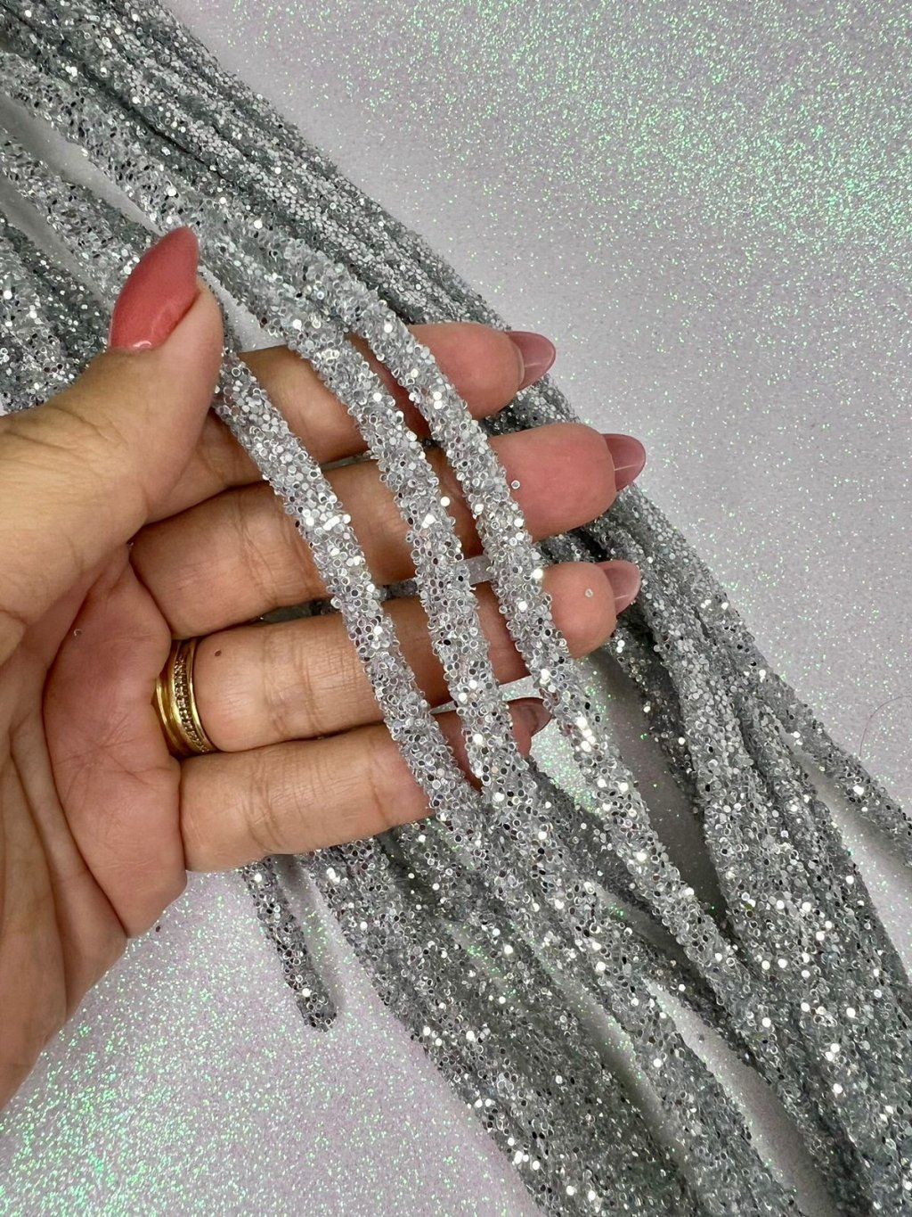 Tubo Silicone Brilho Ref:48616 Lomil PRATA metro