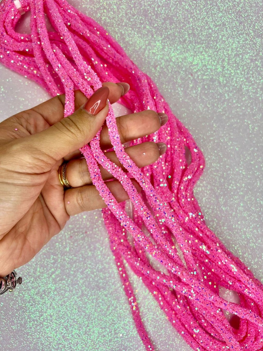 Tubo Silicone Brilho Ref:48616 Lomil ROSA FORTE metro