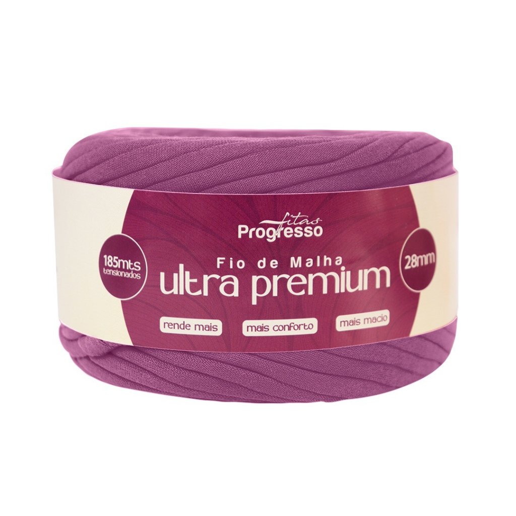 Fio Malha Progresso Ultra Premium Cor2057-ROSA QUARTZO 28mm 185mt