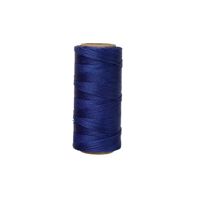 Linha encerada Nybc Cor207-AZUL ROYAL 1mm 100mt