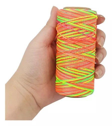 Linha encerada Nybc MULTICOR CLARO 1mm 100mt