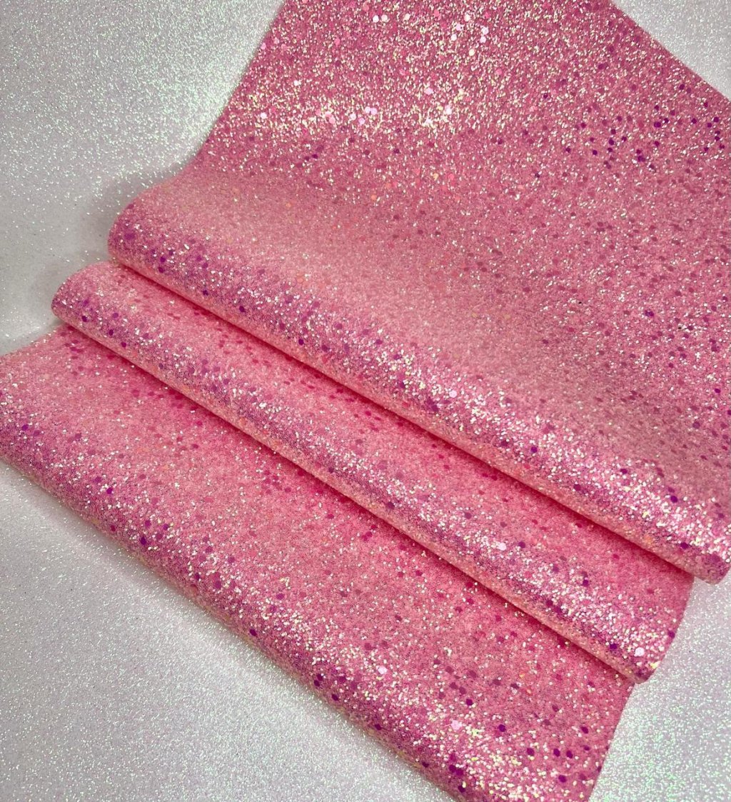 Lonita Flocada Gliter Yama Ref:43561 ROSA MÉDIO 40x27cm