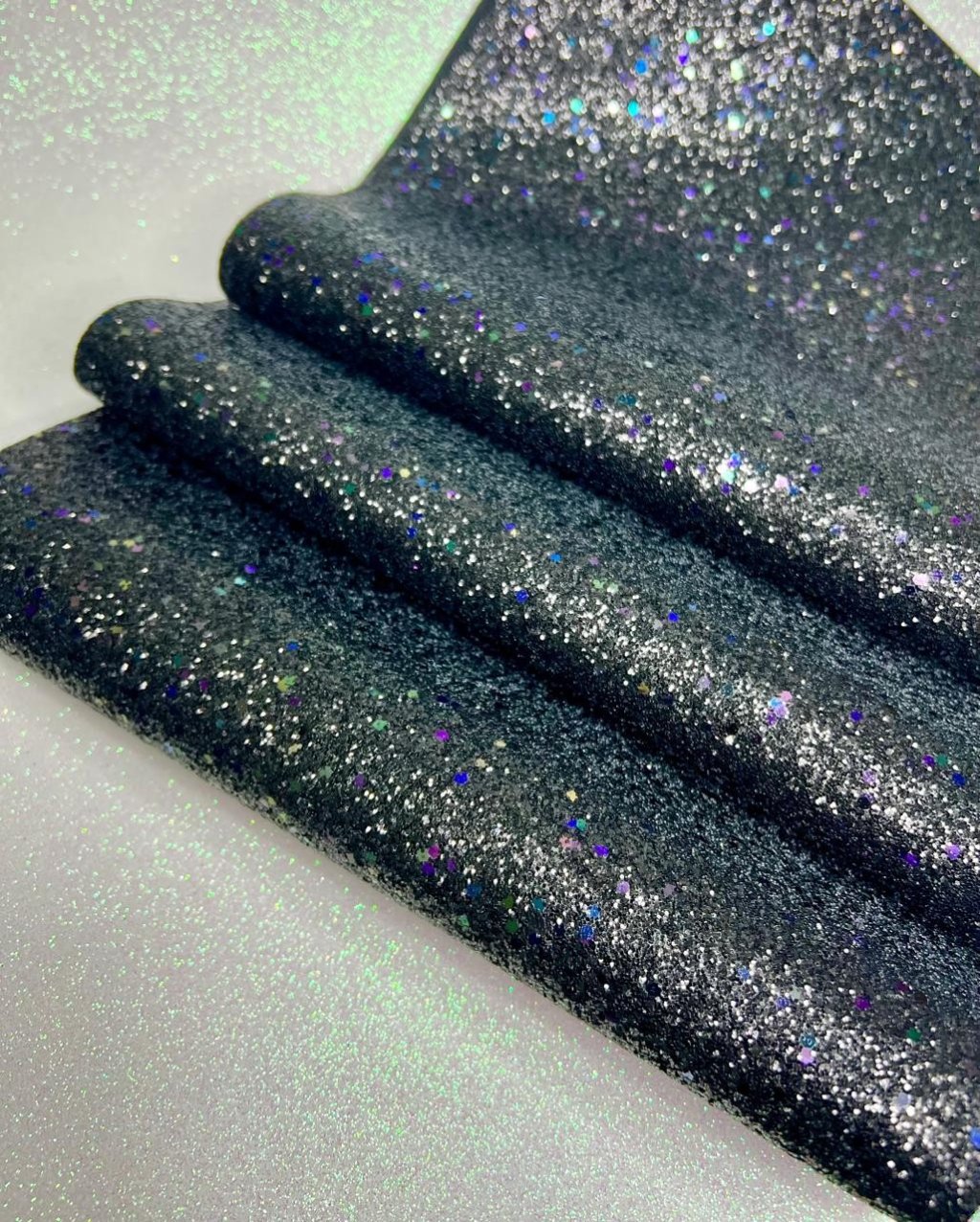 Lonita Flocada Gliter Yama Ref:43561 PRETO IRISADO 40x27cm