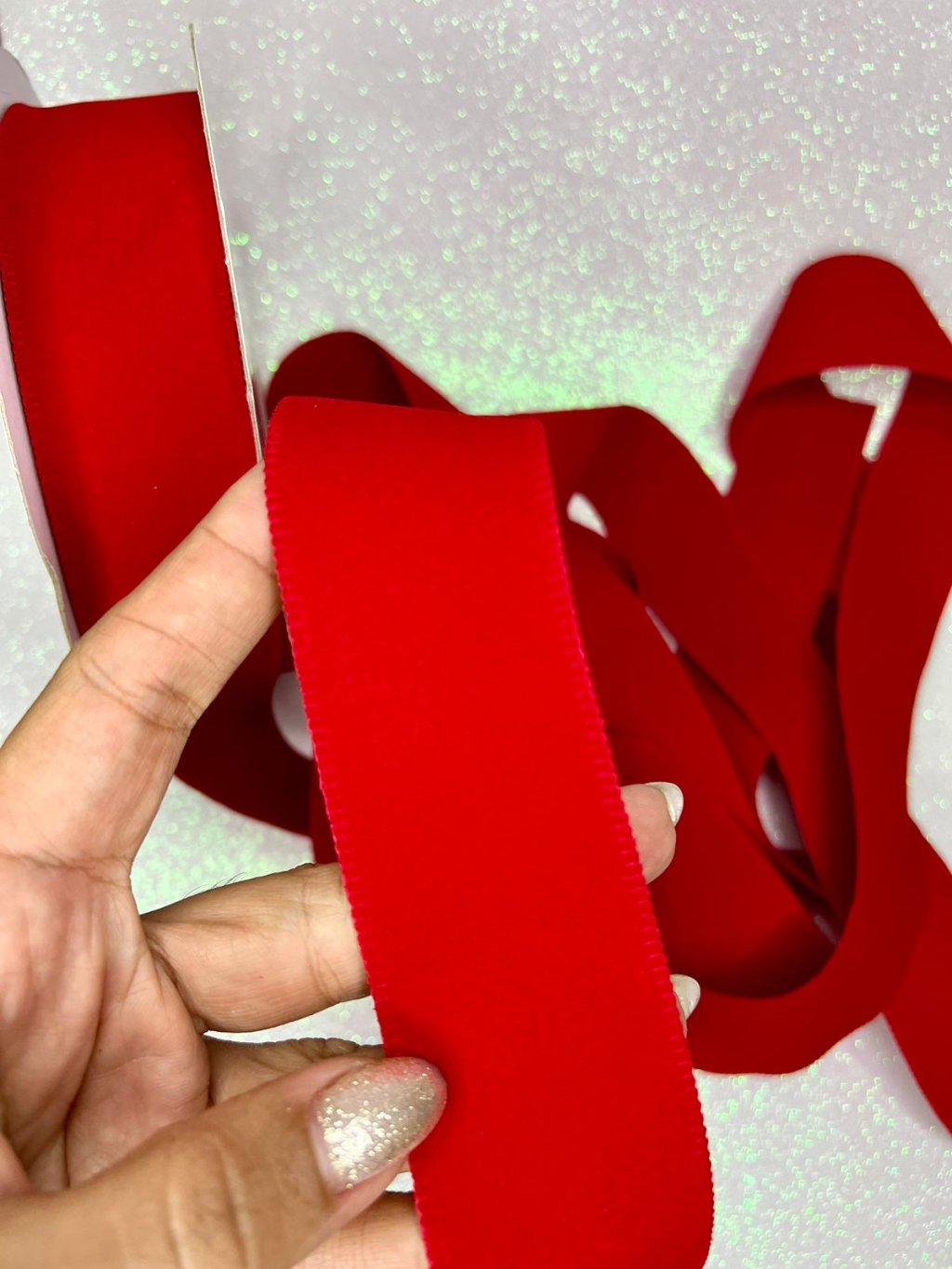 Fita Camurça Yama Ref:48877 VERMELHO 38mm 02mt