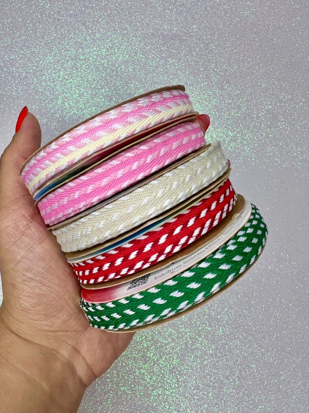 Fita Gorgurão Pesponto Corda Sinimbu Ref:1975/10 COR/BRANCO 10mm 10mt