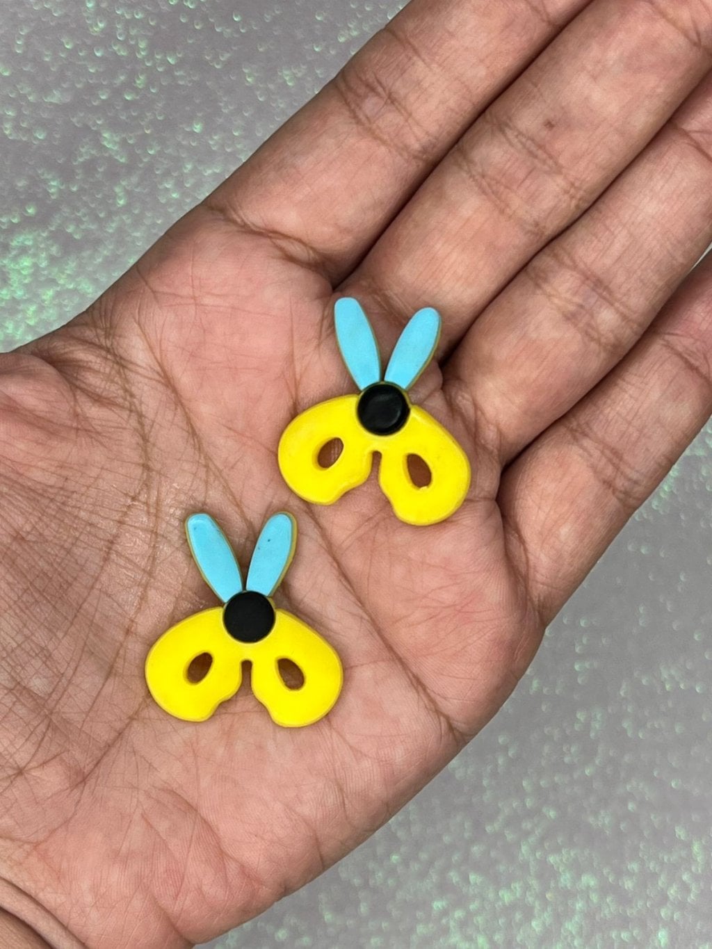 Aplique Emborrachado Tesoura Amarela Yama Ref:49038 25mm 02und