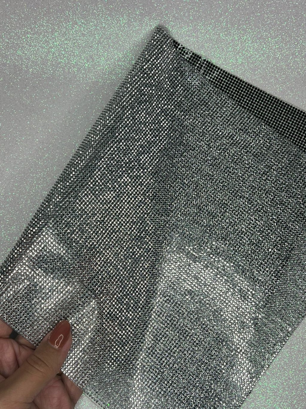 Micro Manta Strass Lomil 2mm PRATA