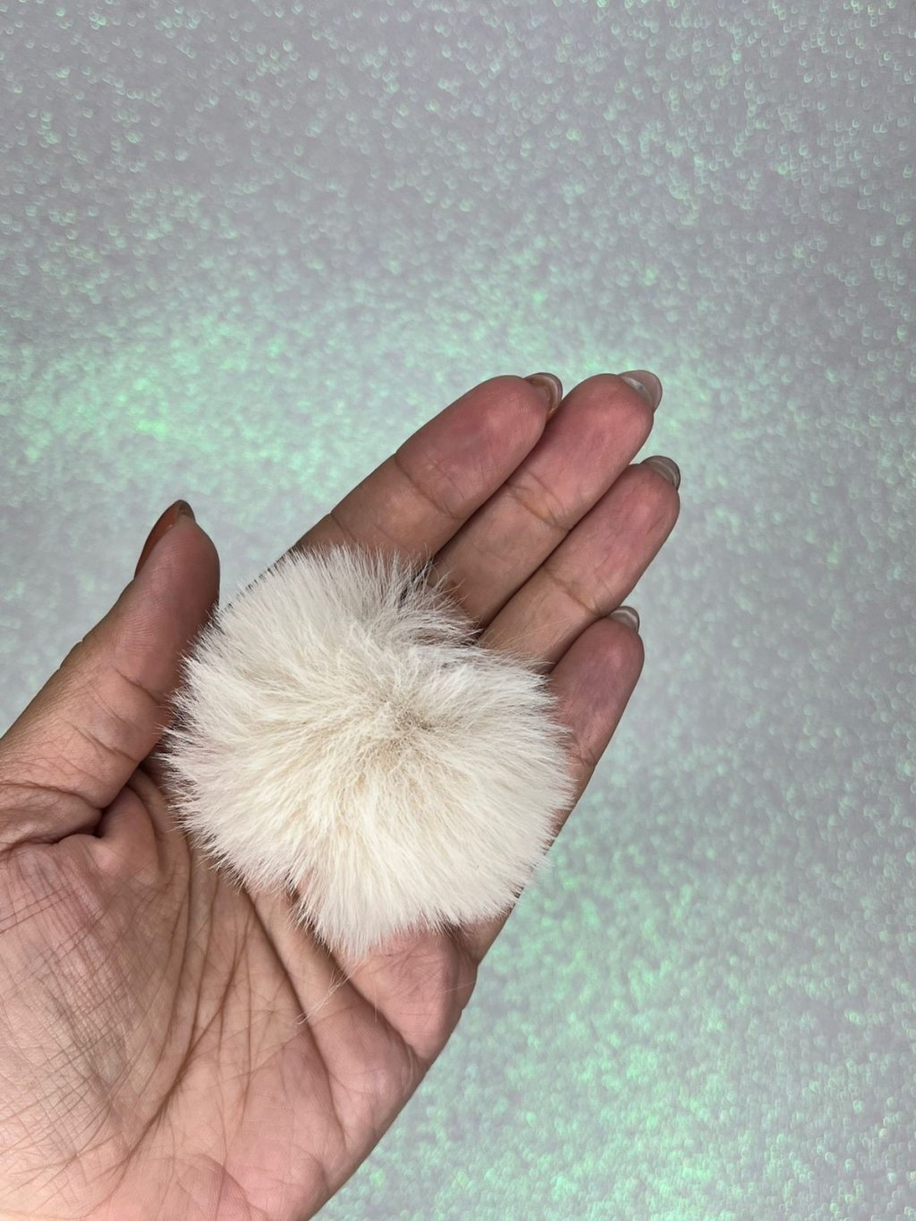 Pompom Pelúcia G Ref:41131 BEGE CLARO Lomil 40mm Unidade