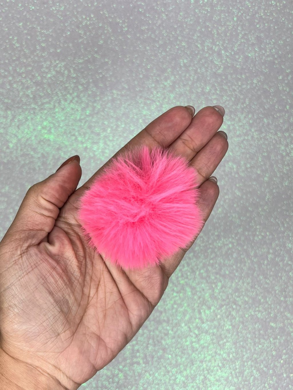 Pompom Pelúcia G Ref:41131 ROSA CÍTRICO Lomil 40mm Unidade