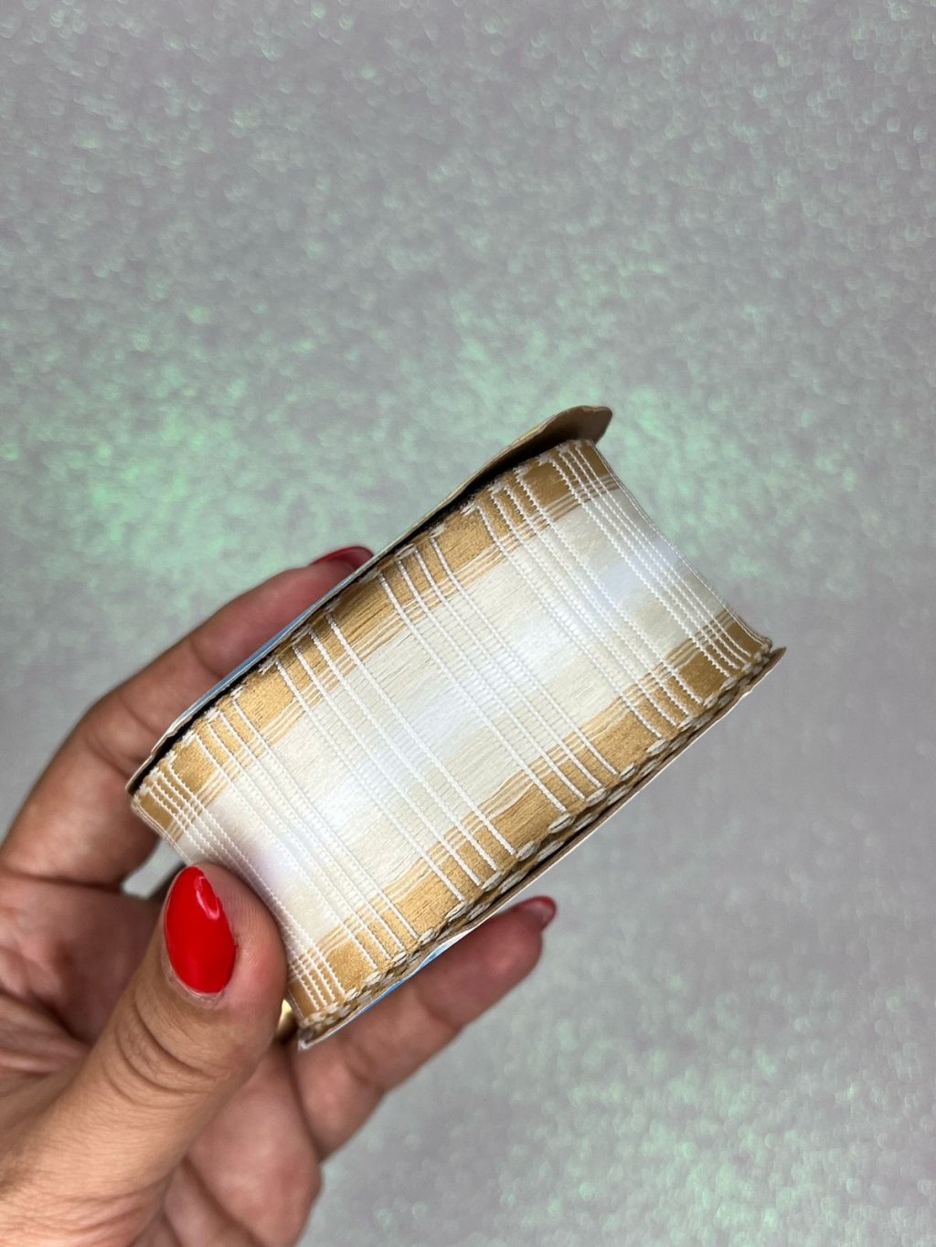 Fita Listra Degradê Sinimbu Ref:1979/38 cor01-BEGE 38mm