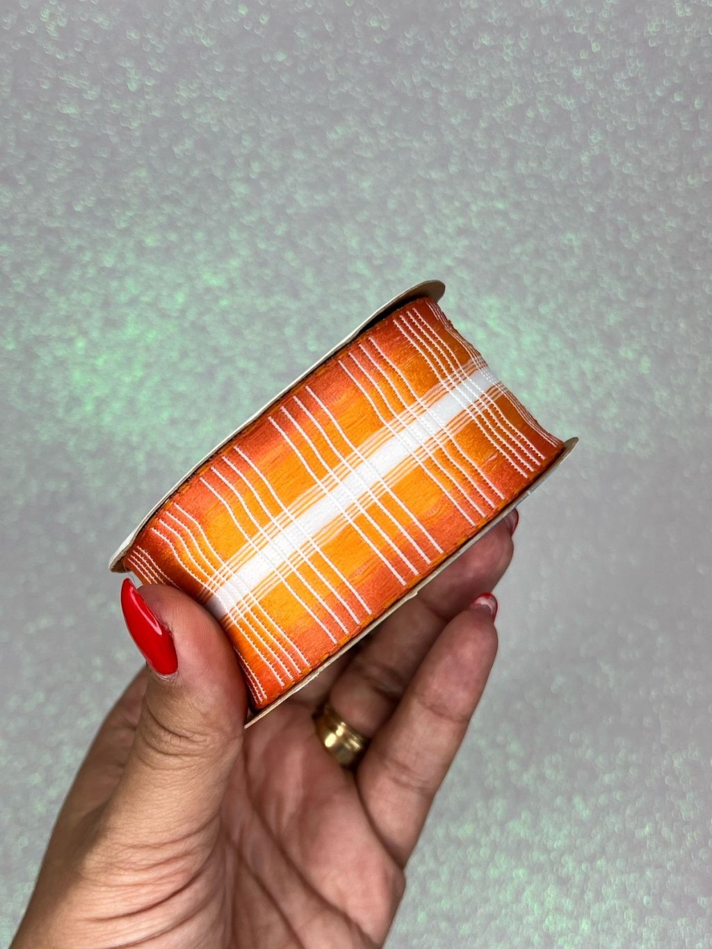 Fita Listra Degradê Sinimbu Ref:1979/38 cor03-LARANJA 38mm