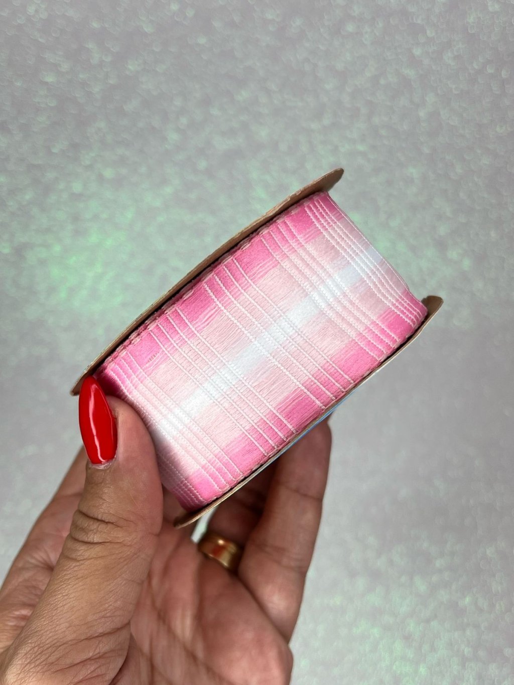 Fita Listra Degradê Sinimbu Ref:1979/38 cor04-ROSA 38mm