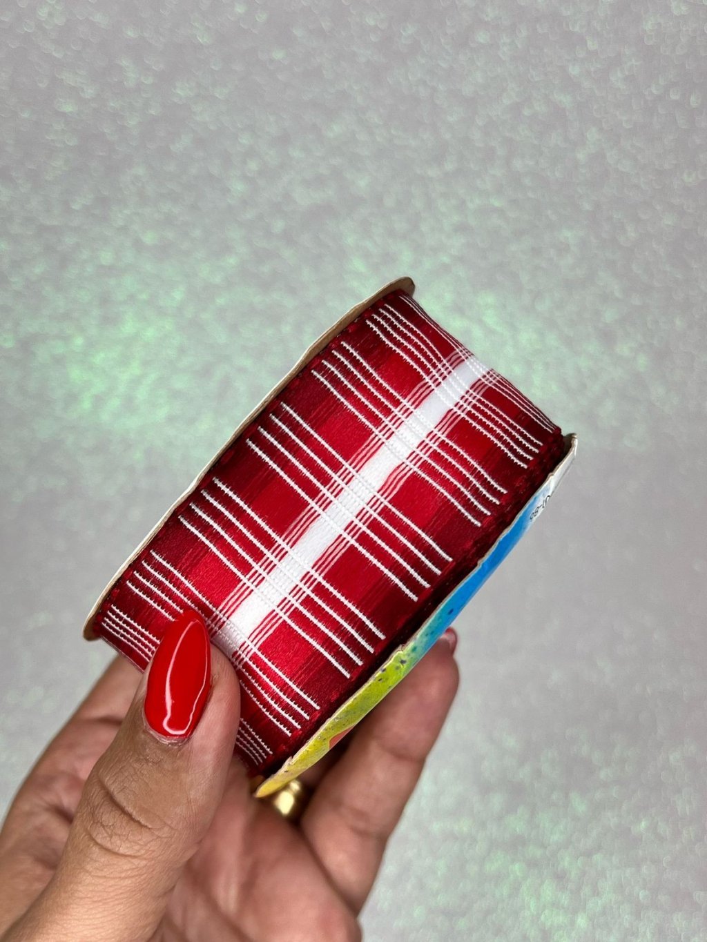 Fita Listra Degradê Sinimbu Ref:1979/38 cor06-VERMELHO 38mm