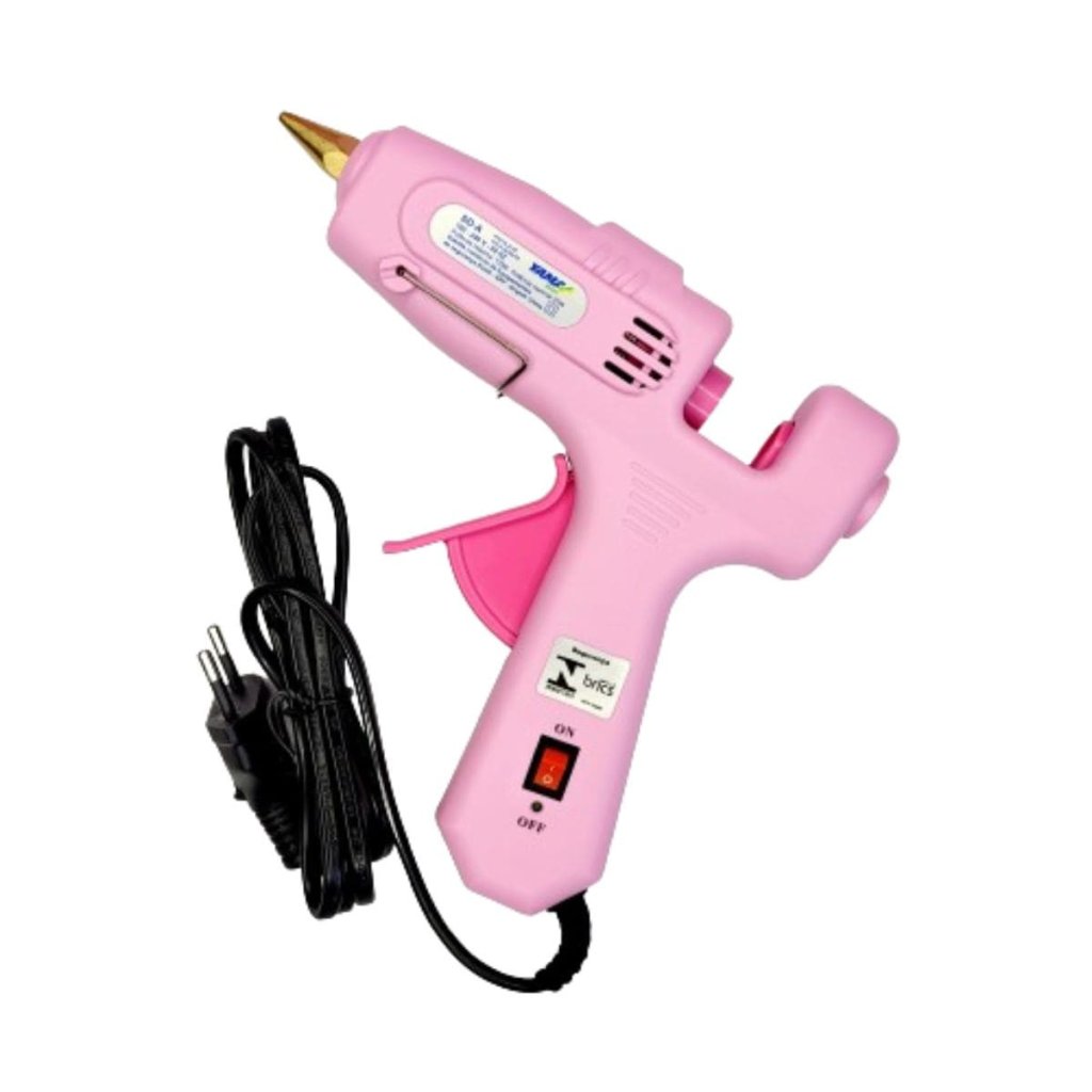 Pistola Cola Quente Yama Grande ROSA Potência 100W