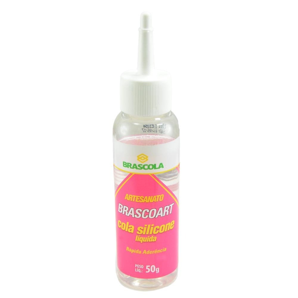 Cola Silicone Artesanato Brascola 50g