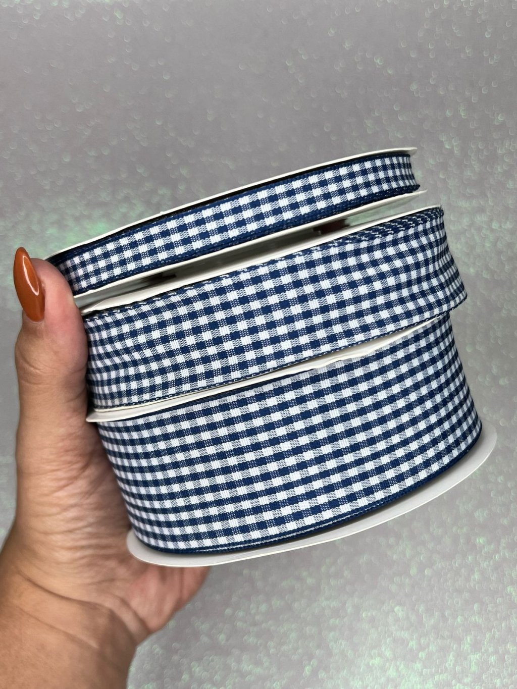 Fita Xadrez Mili AZUL MARINHO 05mt