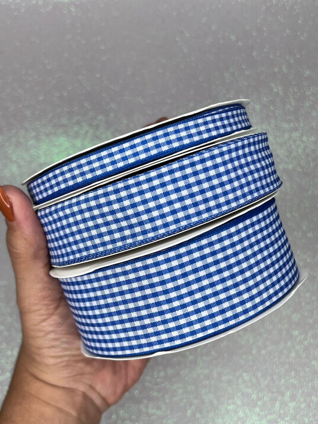 Fita Xadrez Mili AZUL ROYAL 05mt