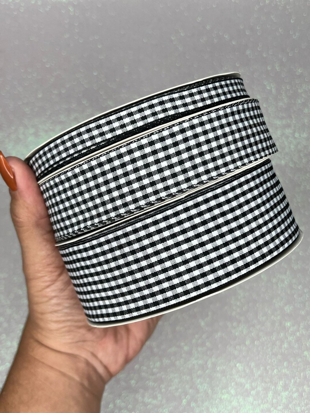 Fita Xadrez Mili PRETO 05mt