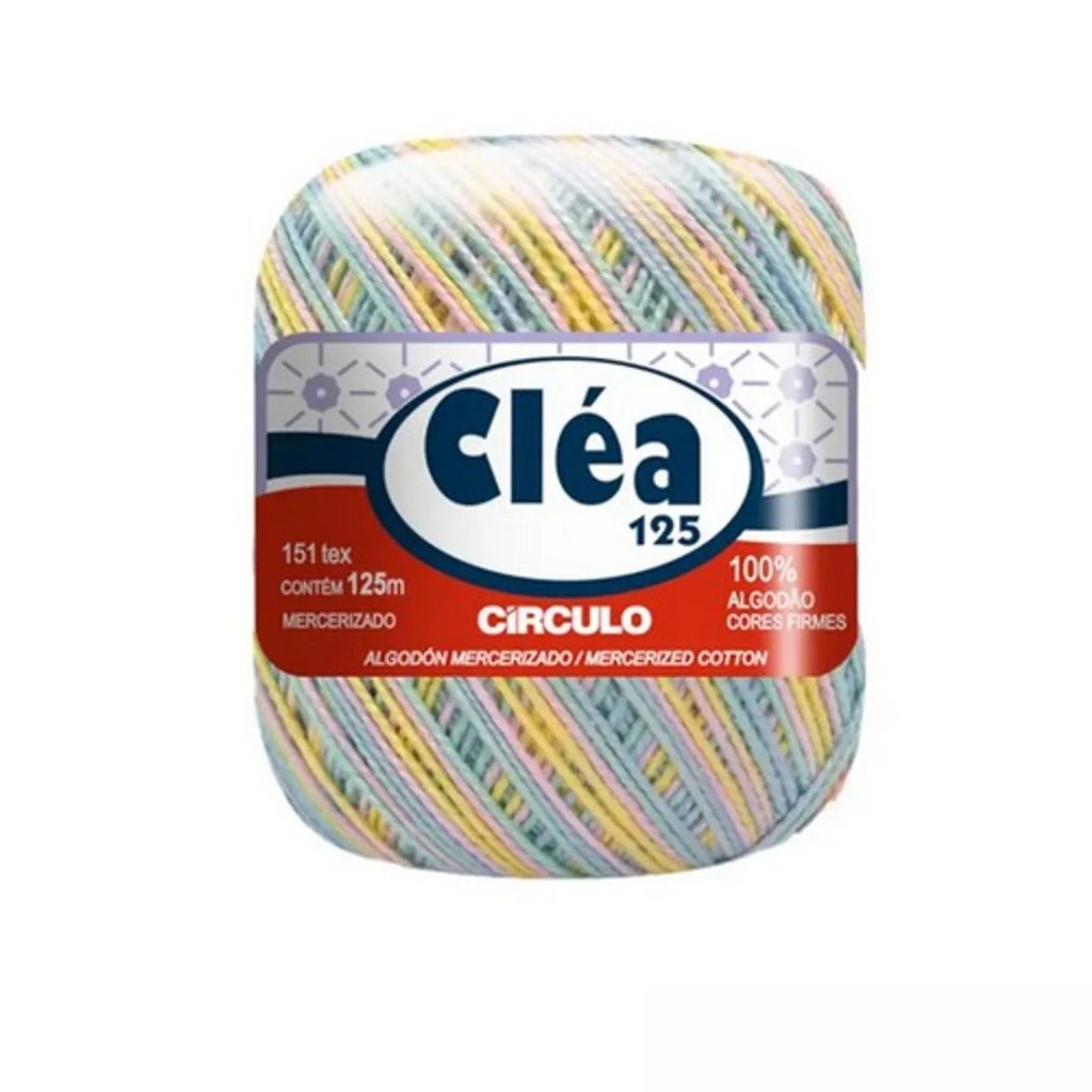 Linha Cléa Mescla Cor9337 (MARSHMALLOW) Circulo 125mt