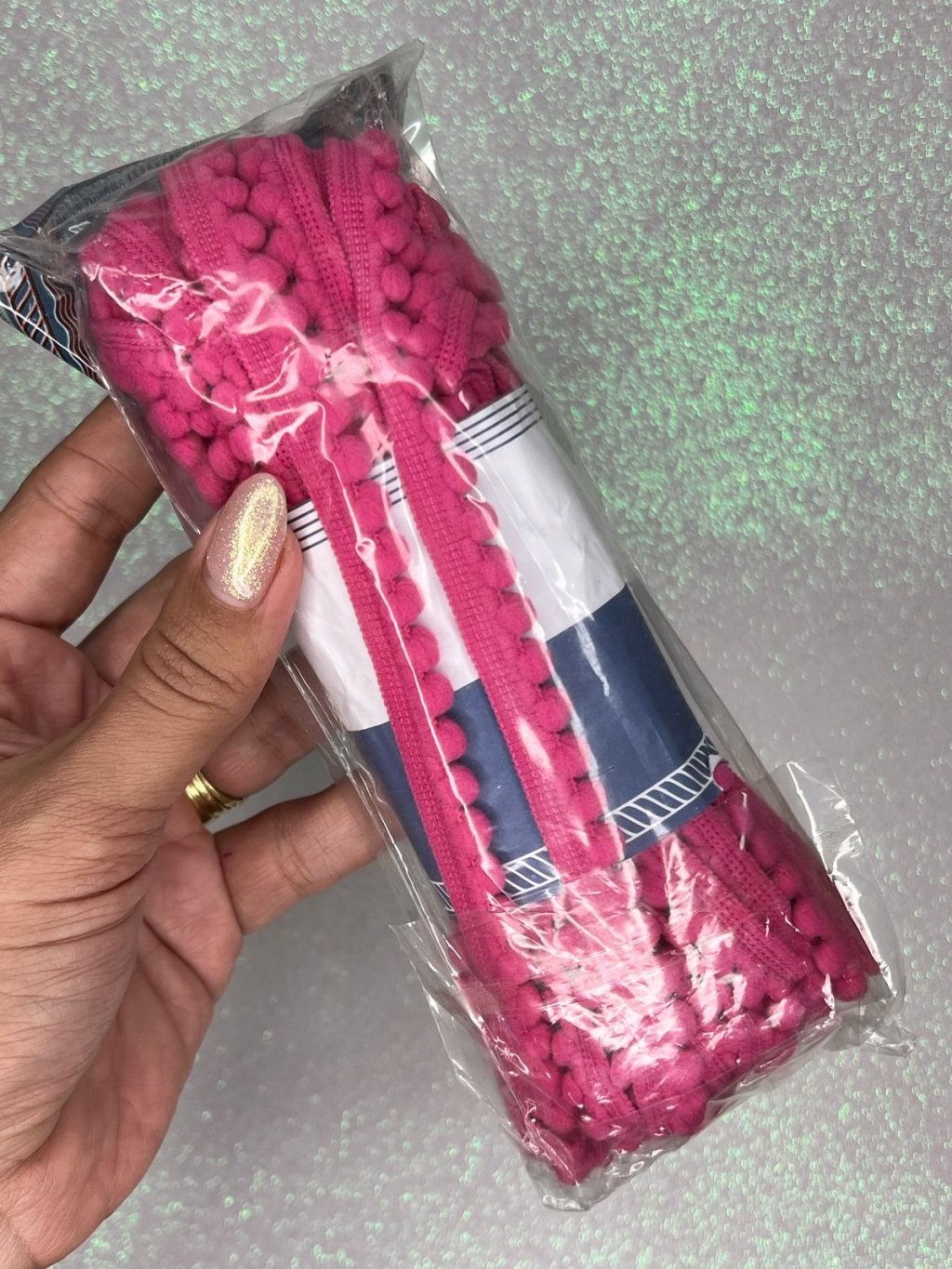 Grelô Mini HAK PINK Ref: POM/MINI 13mm 10mt