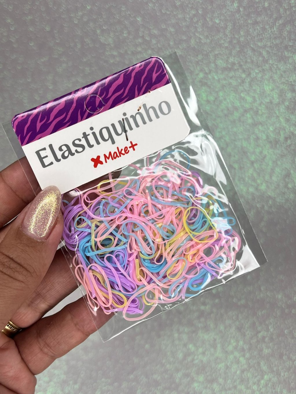 Liga Silicone para Cabelo PP Make+ Ref:6797 CANDY COLORS 3,5g