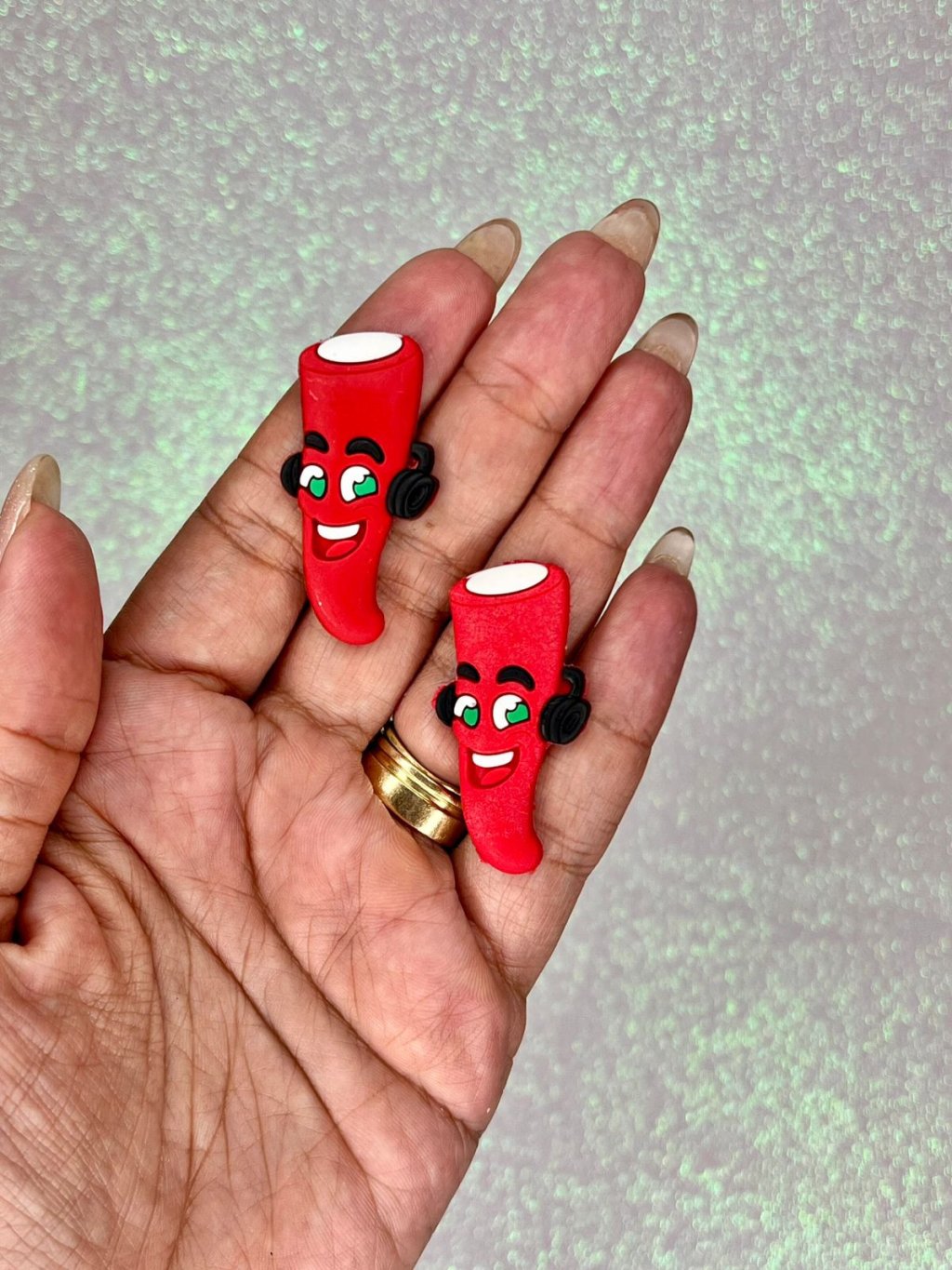 Aplique Emborrachado Fini TUBES Limport Ref:49751 40mm 02und