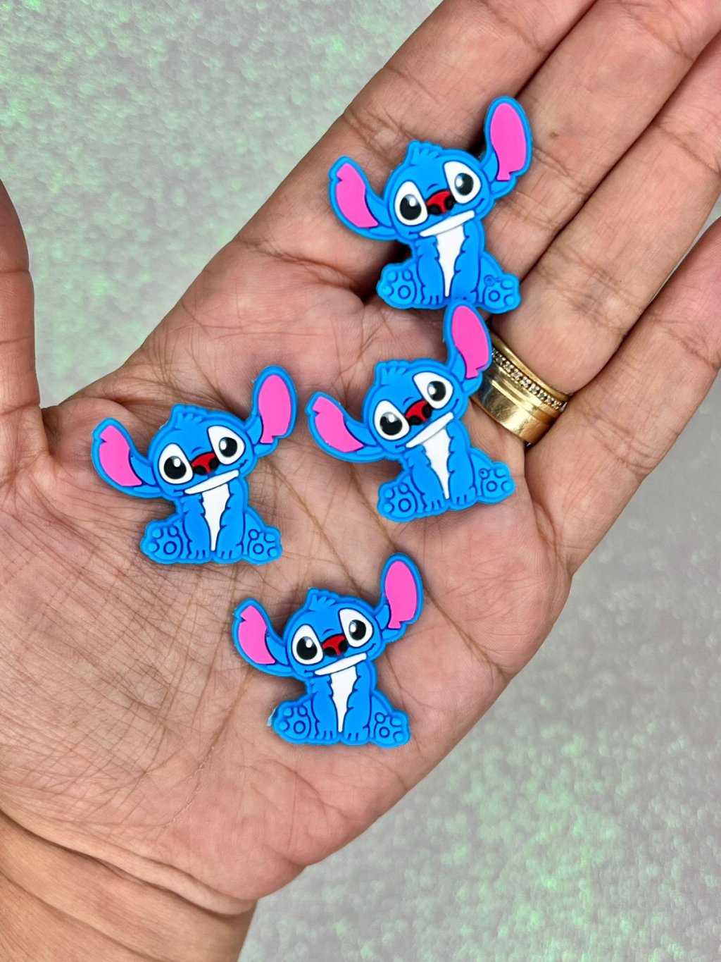 Aplique Emborrachado Stitch Meigo Lomil Ref:49883 30mm 02und