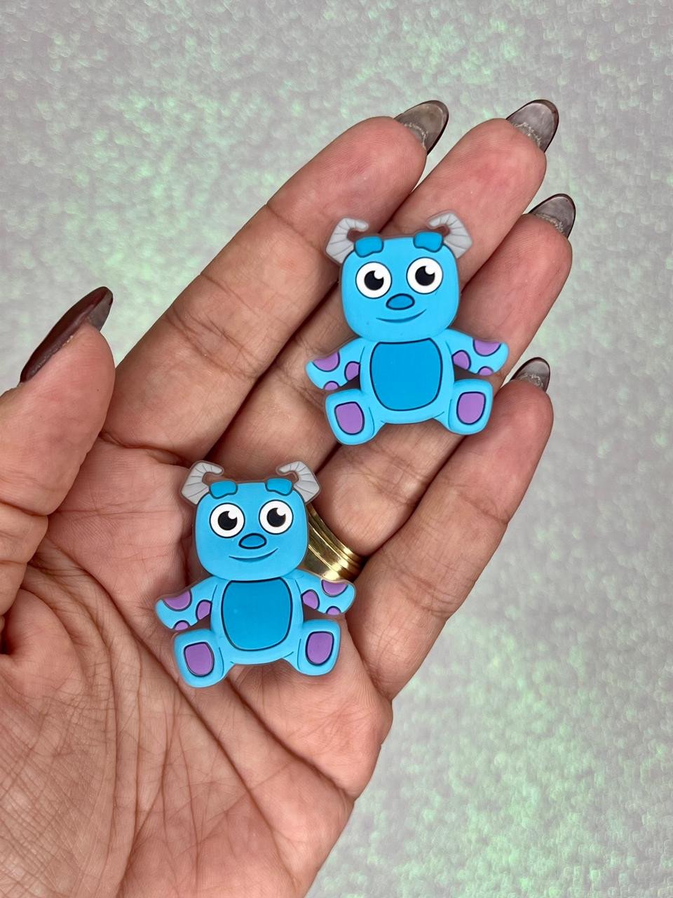 Aplique Emborrachado Monstros S.A. Sullivan PatImport Ref:49892 AZUL 35mm 02und