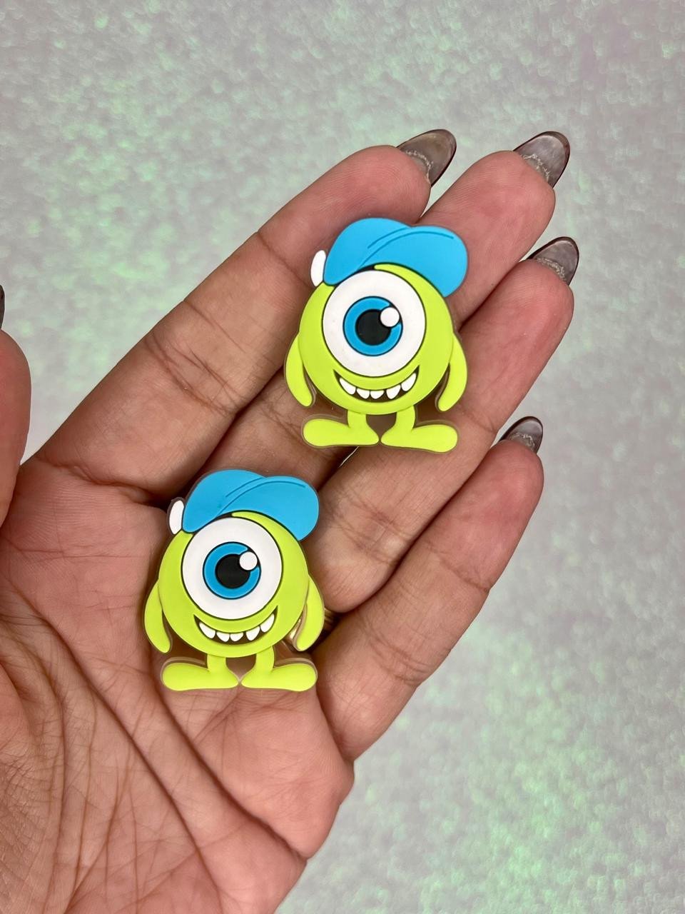 Aplique Emborrachado Monstros S.A. Mike PatImport Ref:49892 VERDE 35mm 02und