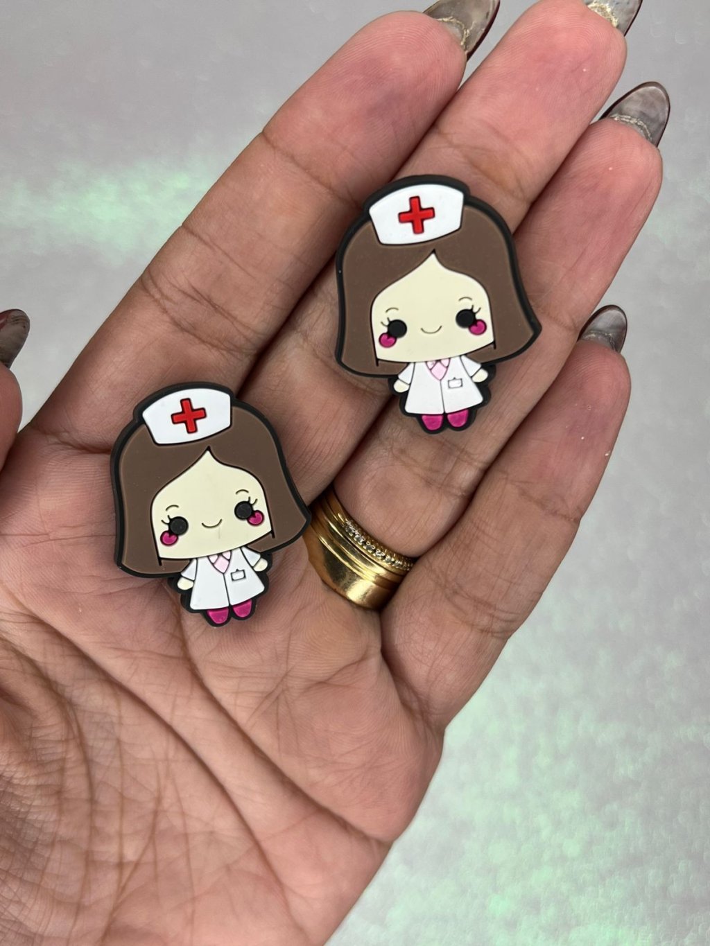 Aplique Emborrachado Enfermeira Patimport Ref:49959 35mm 02und