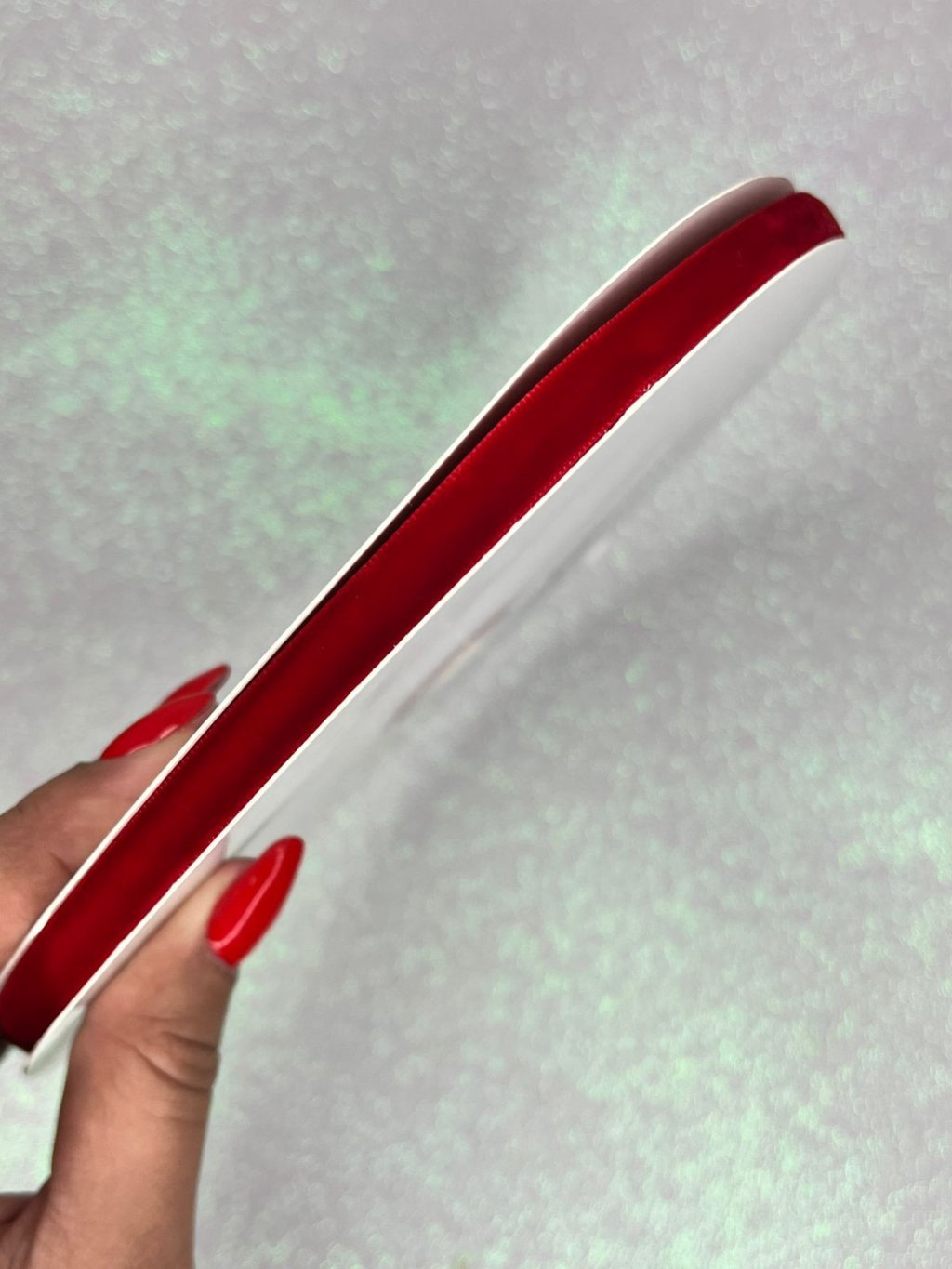 Fita Veludo n°2 Mili Cor22-VERMELHO 10mm 05mt