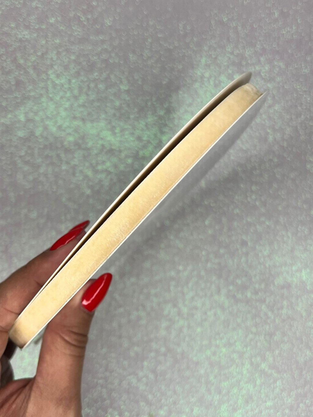 Fita Veludo n°2 Mili Cor3-CREME 10mm 05mt