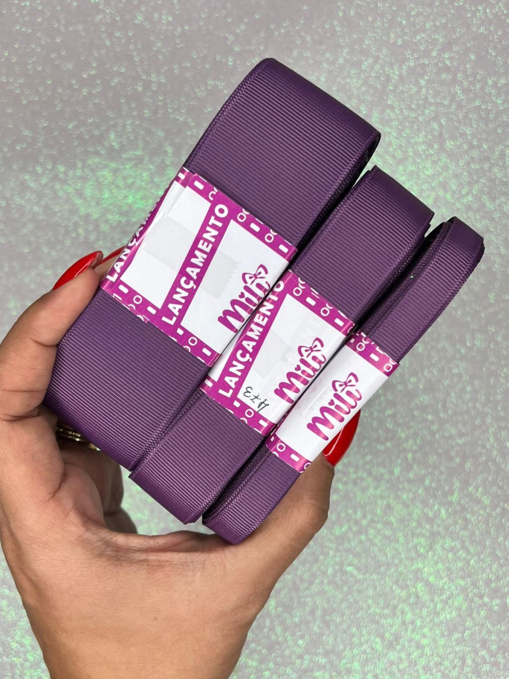 Fita Gorgurão Lisa Mili Cor473-AMETHYST 10mt