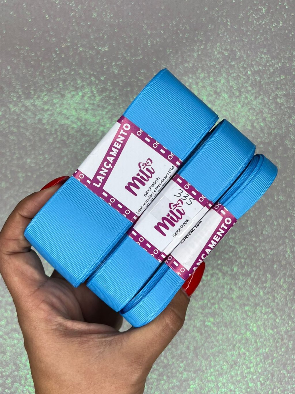 Fita Gorgurão Lisa Mili Cor335-COPEN 10mt