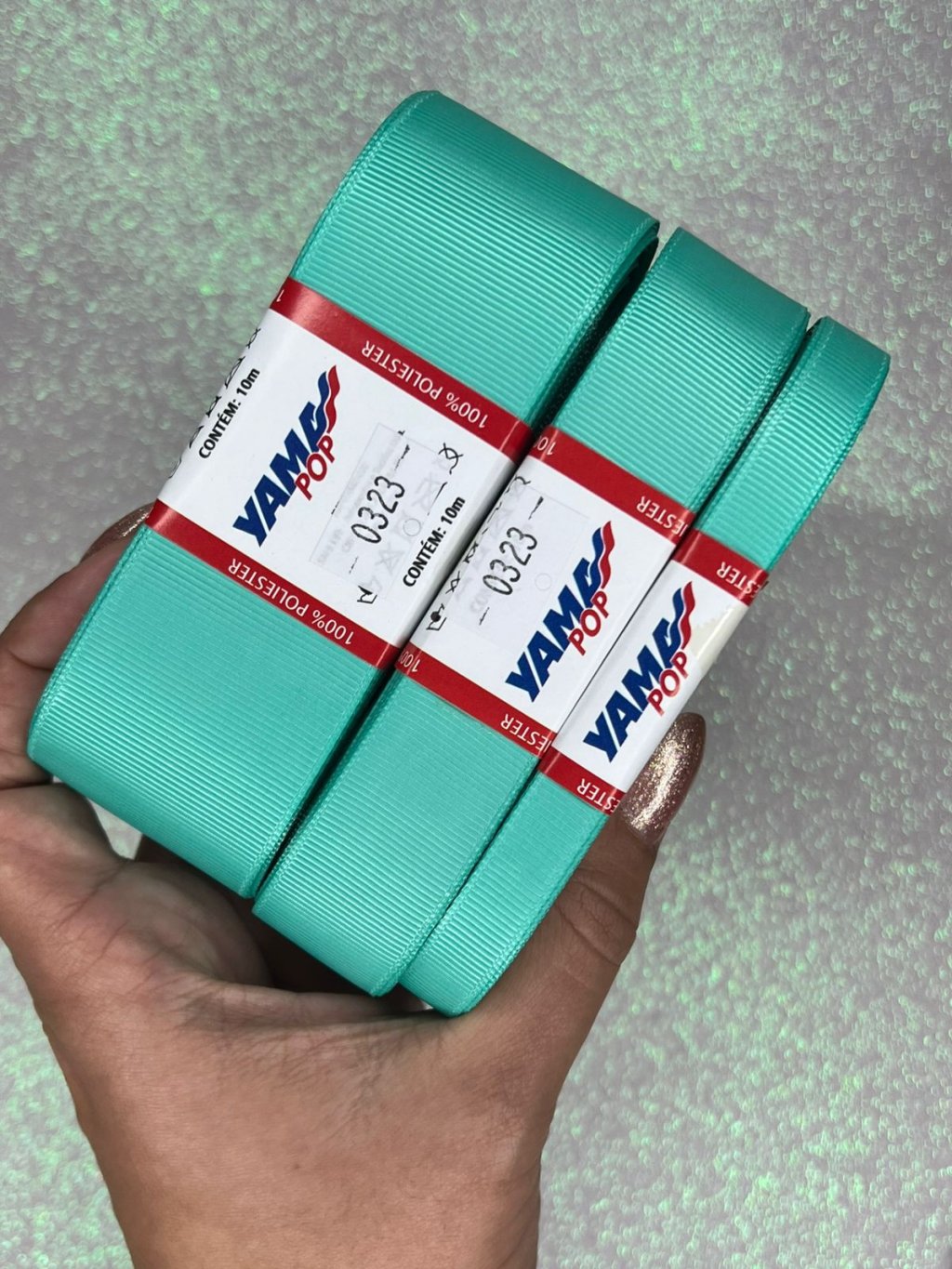 Fita Gorgurão Lisa YamaPOP Cor323-TOPIC 10mt