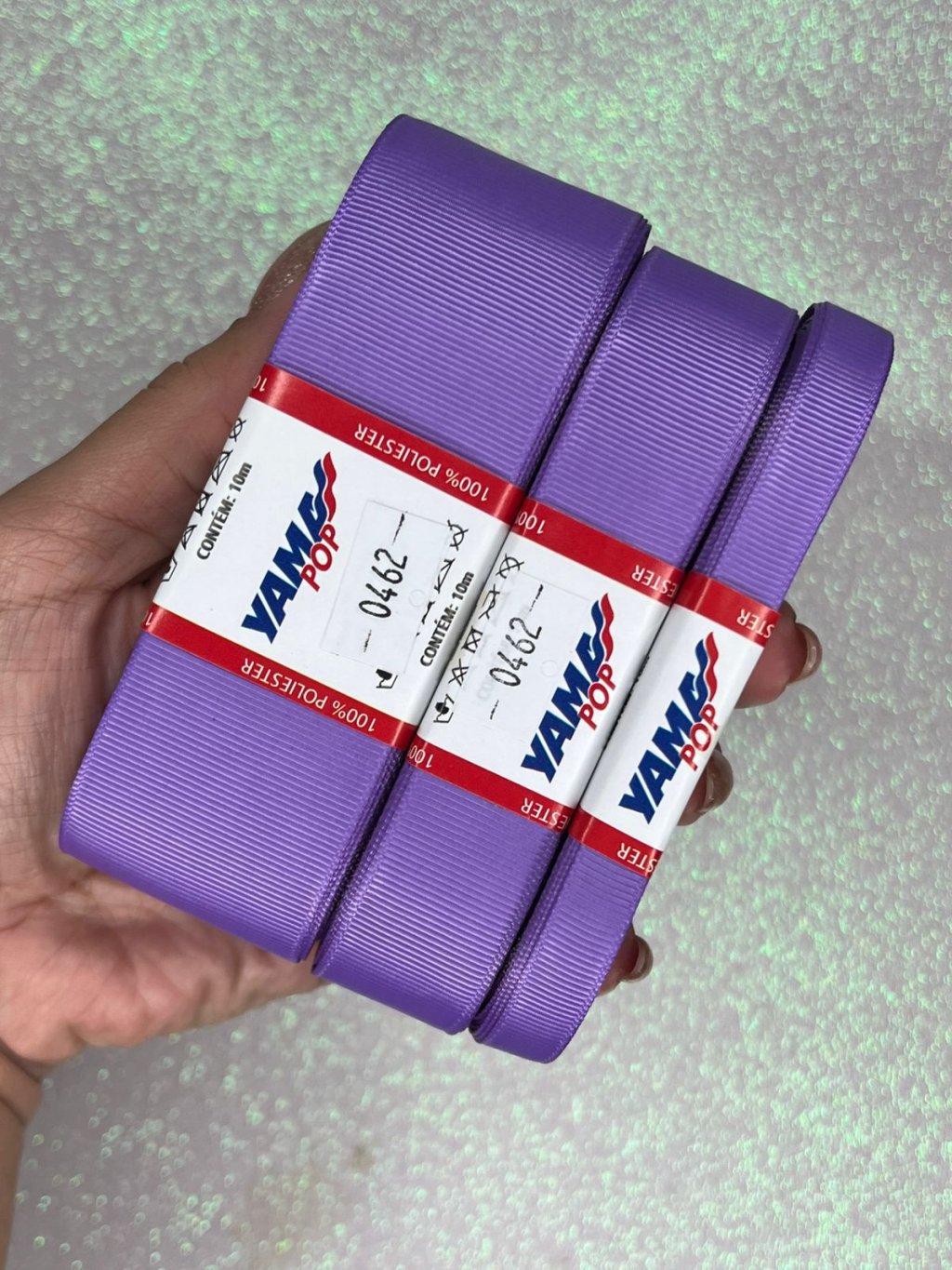 Fita Gorgurão Lisa YamaPOP Cor462-HYACINTH 10mt