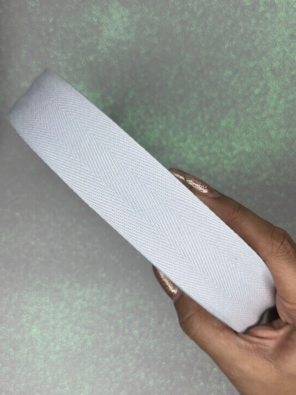Fita Cadarço Algodão Patimport Ref:50154 BRANCO 35mm 05mt