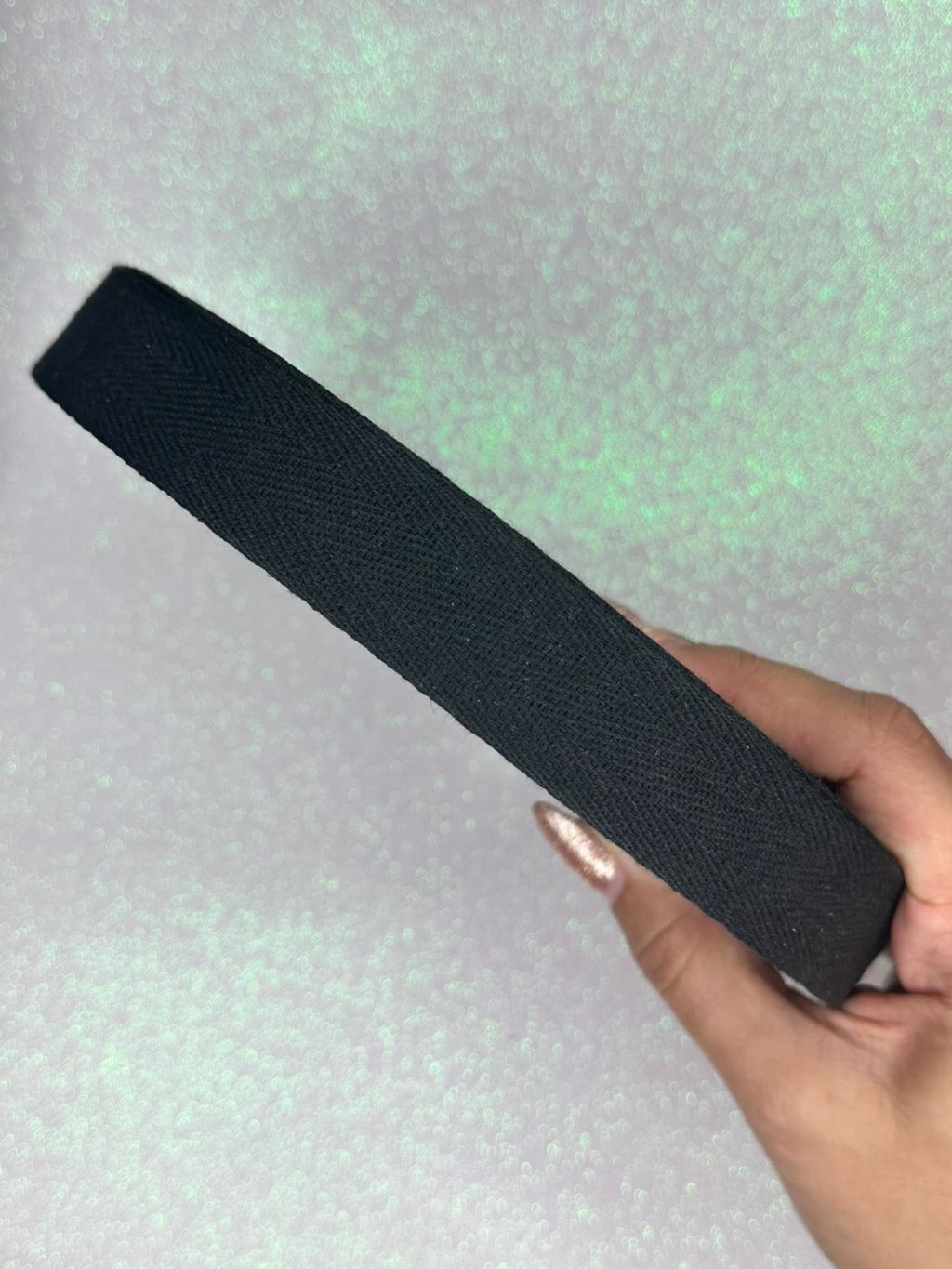 Fita Cadarço Algodão Patimport Ref:50152 PRETO 25mm 05mt