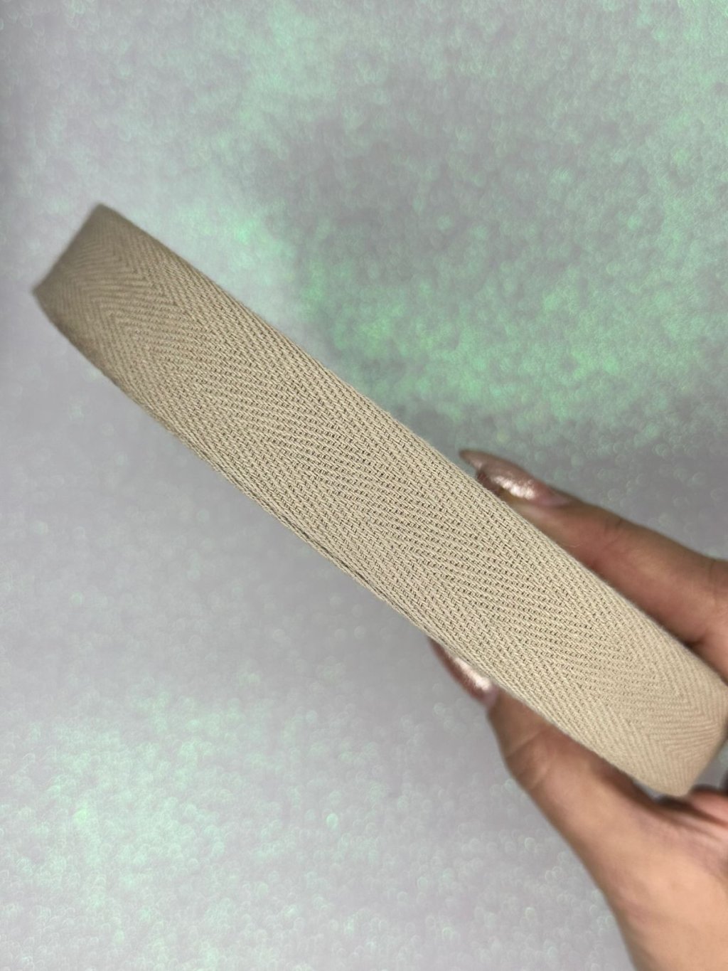 Fita Cadarço Algodão Patimport Ref:50152 CAPUCCINO 25mm 05mt