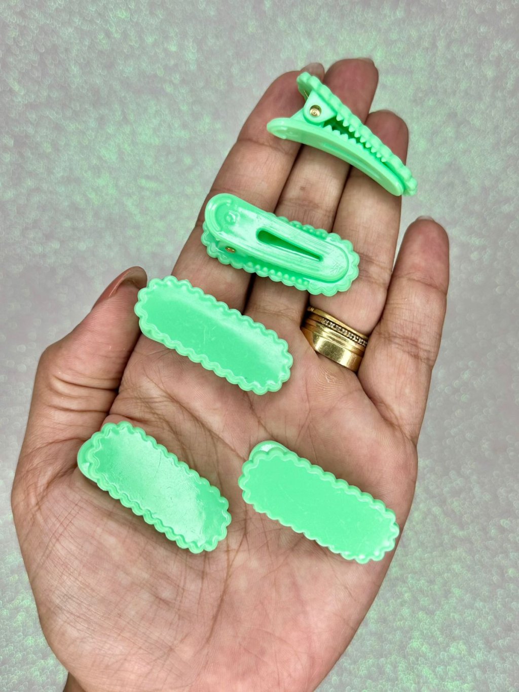 Bico Pato Plástico Onda Lomil Ref:50160 ACQUA 4cm 10und