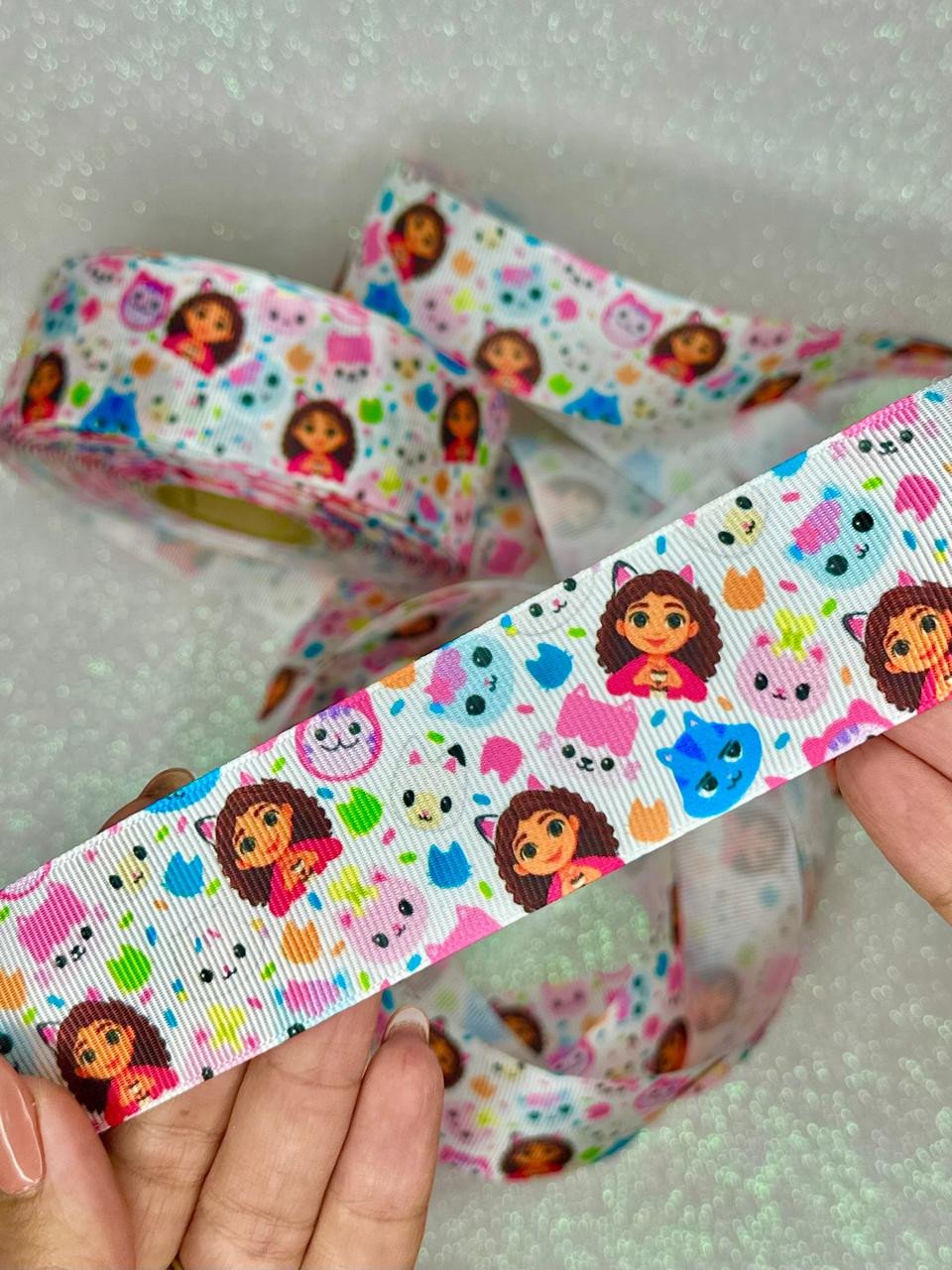 Fita Gorgurão Casa Mágica da Gabby Yama Ref:50176 38mm 02mt