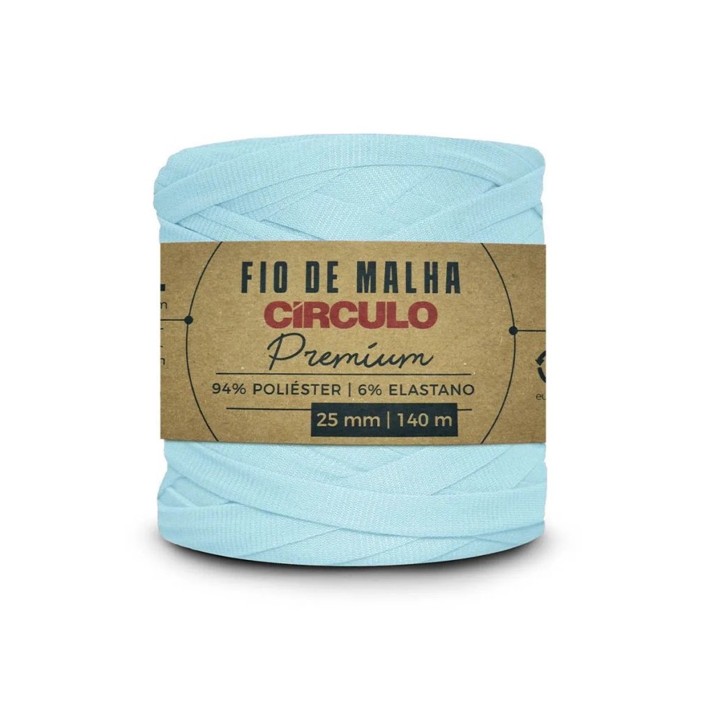Fio Malha Circulo Premium Cor2012-AZUL CANDY 25mm 140mt