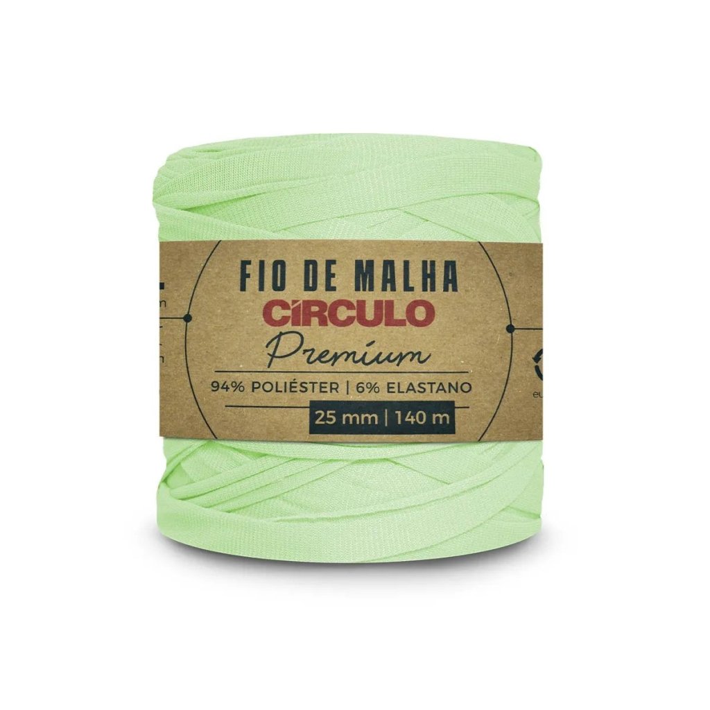 Fio Malha Circulo Premium Cor5427-BROTINHO 25mm 140mt