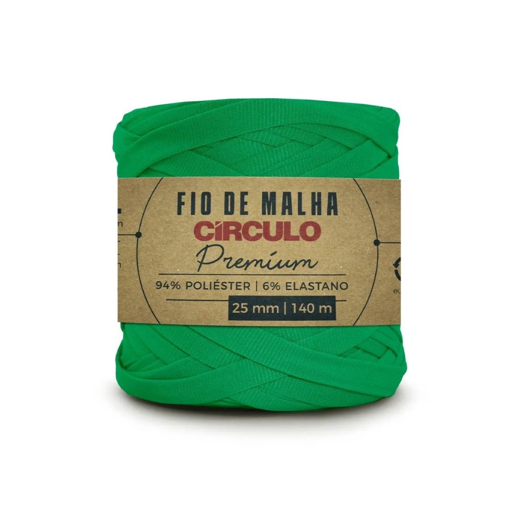 Fio Malha Circulo Premium Cor5767-BANDEIRA 25mm 140mt