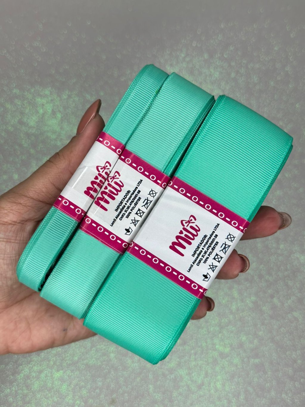 Fita Gorgurão Lisa Mili Cor323-TROPIC 10mt