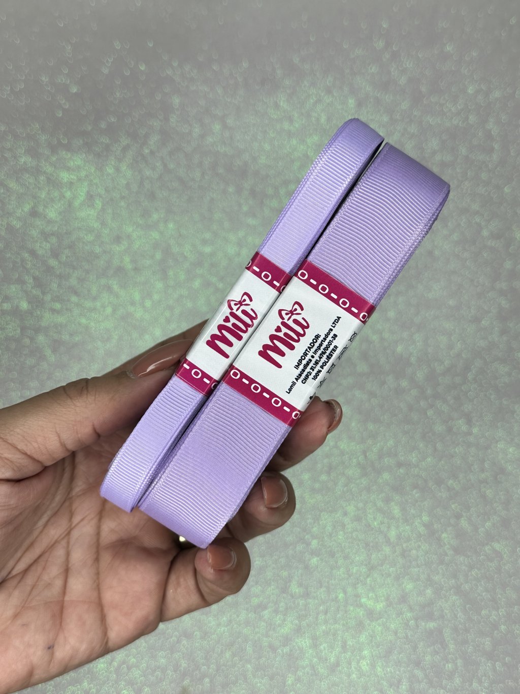 Fita Gorgurão Lisa Mili Cor430-LT ORCHID 10mt