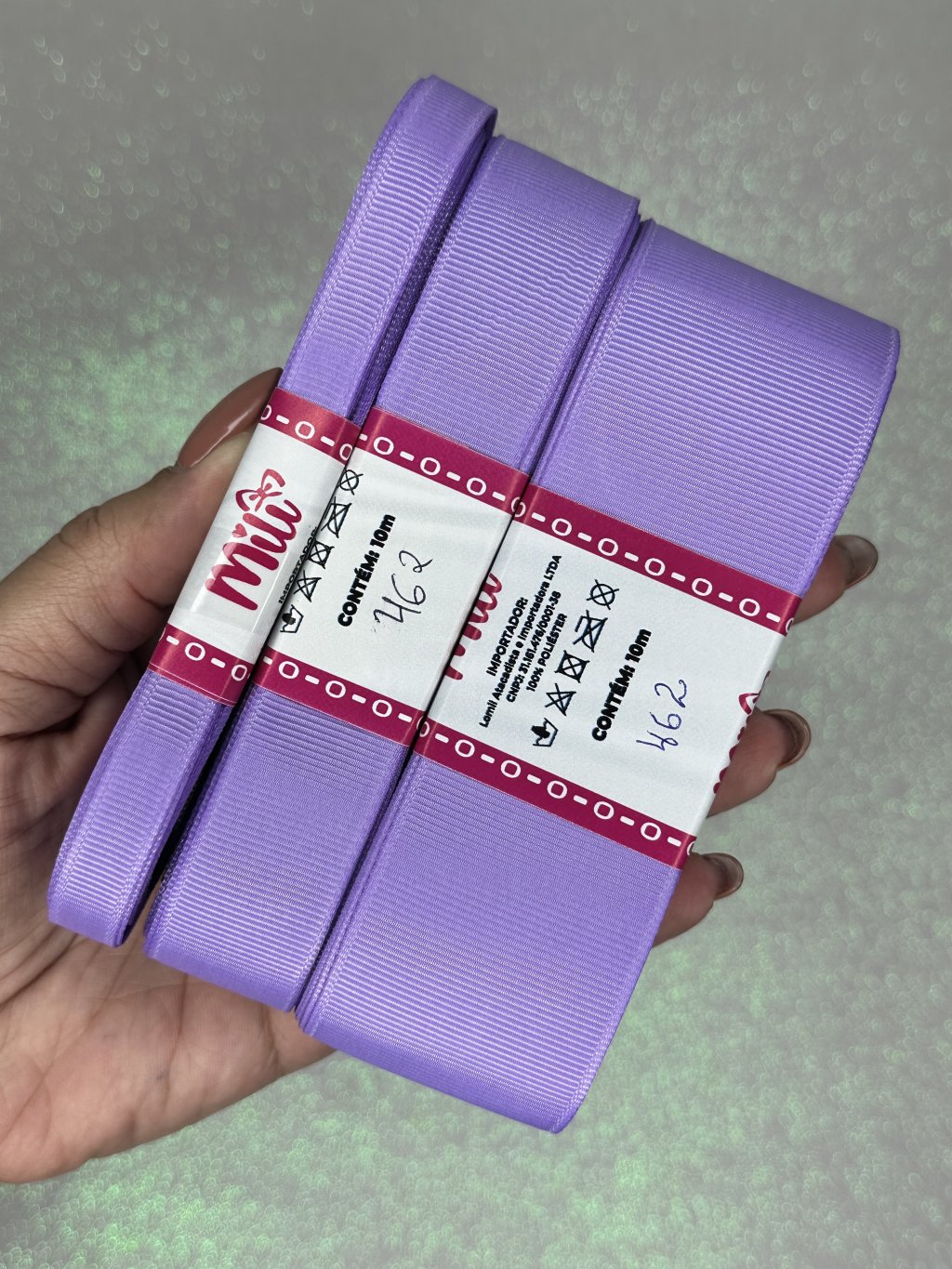 Fita Gorgurão Lisa Mili Cor462-HYACINTH 10mt