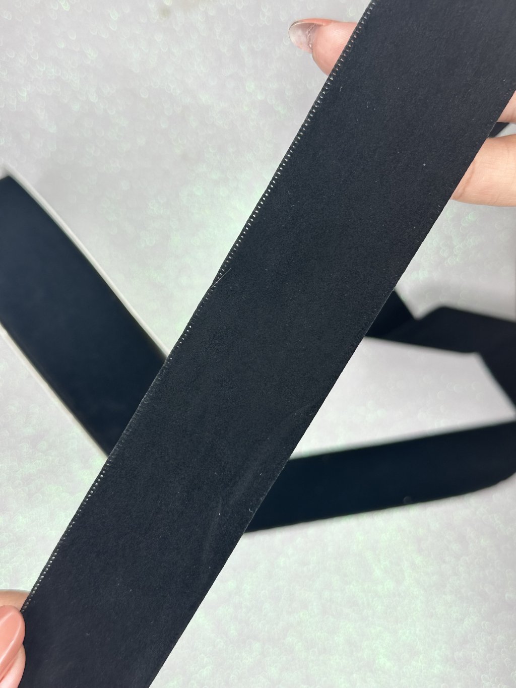 Fita Camurça Lomil Ref:50249 PRETO 38mm 02mt