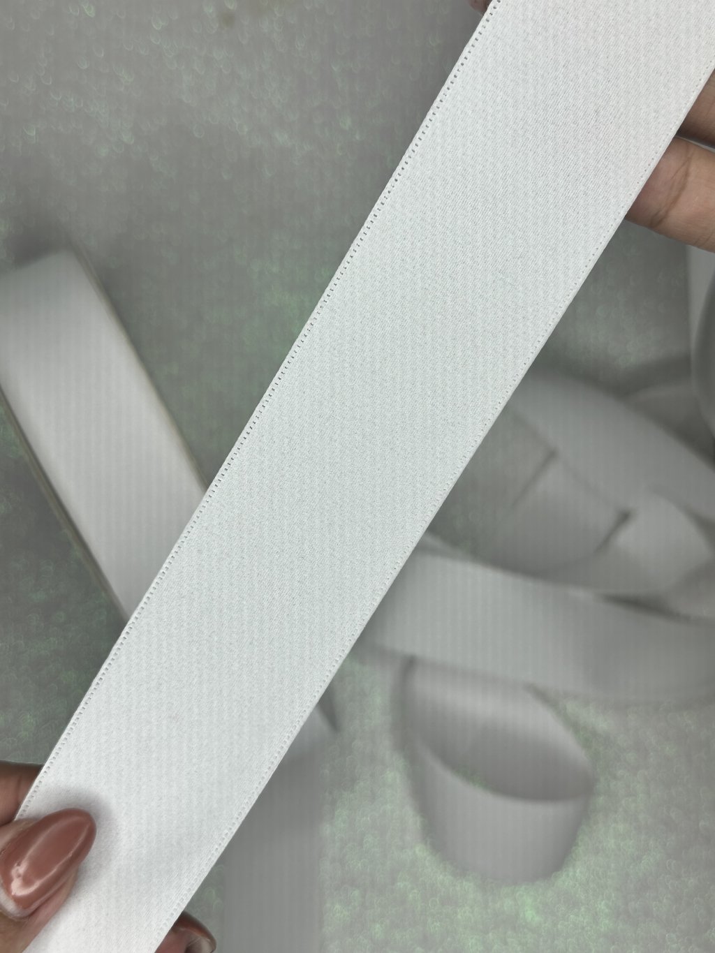 Fita Camurça Lomil Ref:50249 BRANCO 38mm 02mt