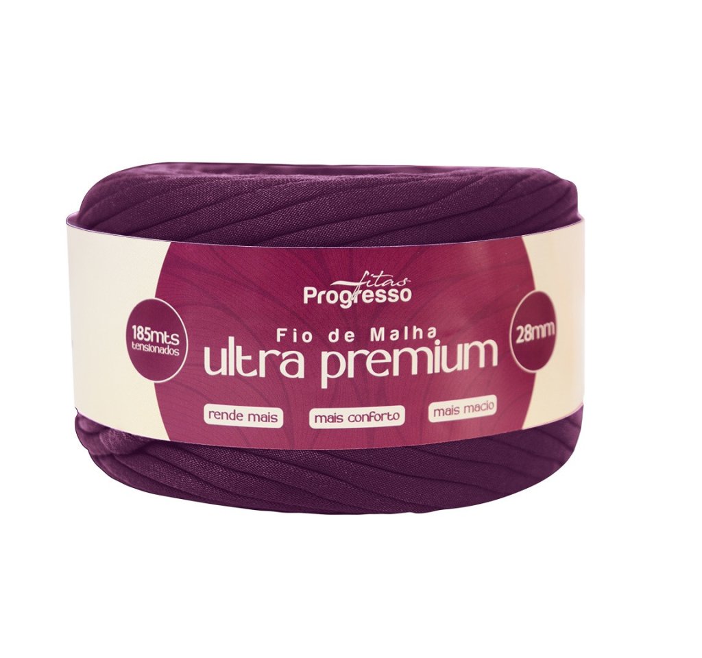 Fio Malha Circulo Premium Cor675-VIOLETA 25mm 140mt
